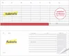 Roter Tischkalender Wochenplaner undatiert – 53 Blatt für 1 Produktbild-Vorschau 1