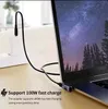 USB4 USB-C 4k OTG adattatore presa angolo 90° per monitor Anteprima dell’immagine prodotto 3