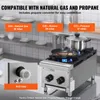 SucceBuy Piano di cottura commerciale a gas da 14 kW con 2 Anteprima dell’immagine prodotto 3