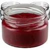 Three glass jars filled with a red substance, with the front jar in focus. Podgląd zdjęcia produktu