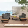 Merax Gartenmöbelset Ecklounge mit Kissen und Produktbild-Vorschau 3
