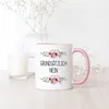 Tasse Rosa mit Spruch Grundsätzlich nein lustig sarkastisch Produktbild-Vorschau 4