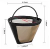 2 Stück goldene Kaffeefilter aus Edelstahl 304, 10 cm, 100 Produktbild-Vorschau 5