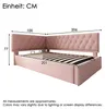 Flieks Polsterbett 90x200cm mit Stauraum, Tagesbett Produktbild-Vorschau 7