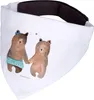 Mr. & Mrs. Panda Halstuch Bär Freundin - Weiß - Geschenk, Produktbild-Vorschau 2