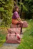Pip Studio Tovy Weekend Bag Large Jabali Farbe Red Produktbild-Vorschau 4