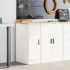 vidaXL Armoire de rangement pour garage Blanc 30x51x85 cm Voir les images du produit 3