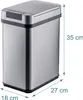 Relaxdays Mülleimer mit Sensor, 12 Liter, elektrischer Produktbild-Vorschau 4