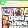 A collage of images from the Grand Theft Auto V game cover for Xbox Series X. Produktbild-Vorschau