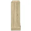 Side view of a wooden cabinet or shelf unit. Voir les images du produit