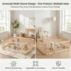 AIORBER Baby Laufgitter 90x200 cm, Modulares Schutzgitter Produktbild-Vorschau 3