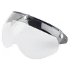 Univerzální 3 Snap Retro Helmet Visor Větruodolná ochrana Náhled obrázku produktu 1