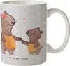 Mr. & Mrs. Panda Tasse Arbeitserzieherin Herz - Grau Produktbild-Vorschau 1