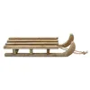 Trineo decorativo de madera natural con cuerda - 46 x 12 cm Vista previa de la imagen del producto 4