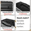 COCOONO® Emotion Koffer Frozen Black- MITTELGROßER 66L Produktbild-Vorschau 4