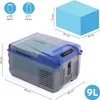 A product image showing a portable cooler with dimensions and capacity information. Produktbild-Vorschau