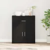 vidaXL Sideboard Schwarz Eichen-Optik 60 x 31 x 70 cm Produktbild-Vorschau 1