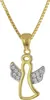trendor 75558 Engel-Anhänger mit Zirkonia Gold 333 + vergoldete Silberkette 1 Produktbild-Vorschau