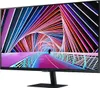 A computer monitor displaying a colorful abstract image. Produktbild-Vorschau