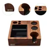 Walnussholz Tamperstation 58mm, Espresso Zubehör Organizer Produktbild-Vorschau 1