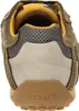 The back view of a brown and gray Geox sneaker. Produktbild-Vorschau