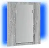 vidaXL Armoire à miroir LED gris Sonoma 40x12x45 cm Bois Voir les images du produit 4