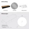 Planetmöbel AMYRA Konsolentisch 100 cm in Gold Eiche / Produktbild-Vorschau 7