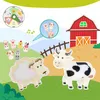 Montessori Manipulative Board Livre en feutre Jouets Voir les images du produit 3