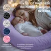 ELONEO Seitenschläferkissen mit Bezug, Stillkissen, Podgląd zdjęcia produktu 6