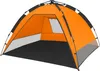 CampFeuer Strandmuschel, Orange / Grau , UV50+, inkl. Produktbild-Vorschau 1