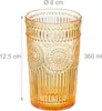 Lot de 4 verres Relaxdays, verres à eau, style vintage, Voir les images du produit 4