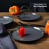 Moritz & Moritz VIDA 6tlg Dessert Teller Anthrazit Geschirr Produktbild-Vorschau 2