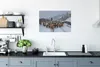 MuchoWow® Poster Schaf - Schnee - Haus 90x60 cm - Produktbild-Vorschau 3