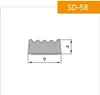 KOTARBAU Tesniaca páska pre dvere Okná E 9 x 4 mm 1 m Biele Náhľad obrázku produktu 2