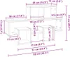 vidaXL Nástenná polica v tvare auta Sonoma Oak 82x15x51 cm Náhľad obrázku produktu 7