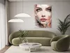 Muralo Leinwandbild Canvas Wandbild Frau GESICHT Porträt Produktbild-Vorschau 5