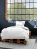liebling - Satin Bettwäsche, weiß, 1 x Bettbezug 155 x 220 Produktbild-Vorschau 3