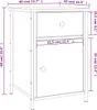 vidaXL Noční stolky 2 ks Sonoma dub 40x42x60 cm výrobek z Náhled obrázku produktu 8