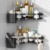 Badregal Duschablage Bathroom shelf Ohne Bohren Eckregal Produktbild-Vorschau 1