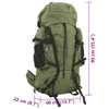 vidaXL Wanderrucksack Armeegrün 100 L Oxford-Gewebe Produktbild-Vorschau 8