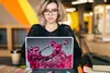 MuchoWow® Laptop Aufkleber Sticker Cover Wasser - Abstrakt Produktbild-Vorschau 5