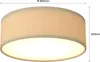 Calex LED Deckenleuchte, 30 cm, Stoffschirm, Taupe, Produktbild-Vorschau 2