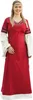 Mittelalterkleid Alvina, rot/natur mit Stickerei - Produktbild-Vorschau 12