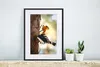 MuchoWow® MuchoWow® Gerahmtes Poster Vogel - Baum - Wald Produktbild-Vorschau 6