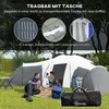 Outsunny Tunnelzelt, Campingzelt für 6-9 Personen, Produktbild-Vorschau 5