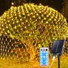 Bettizia LED Solar Lichternetz 3x2M Warmweiß Lichterkette Produktbild-Vorschau 1