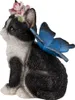 Clayre & Eef Figur Katze 12x10x15 cm Schwarz Weiß Produktbild-Vorschau 1