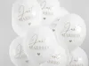 Palloncini 30 cm con stampa Just Married set di 50 Anteprima dell’immagine prodotto 3