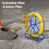 Extralink Pilot 4,5 mm 75 m Kabeltrekveer, FRP Glasvezel, Ø Productafbeelding-voorbeeld 7