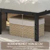Yaheetech Bettrahmen 37cm Metallbett Bettgestell aus Produktbild-Vorschau 11